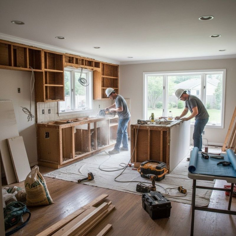 Our team working on Bathroom Remodeling projects in Martin County, FL